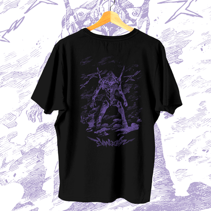 Eva01 Purple Oversized Tee