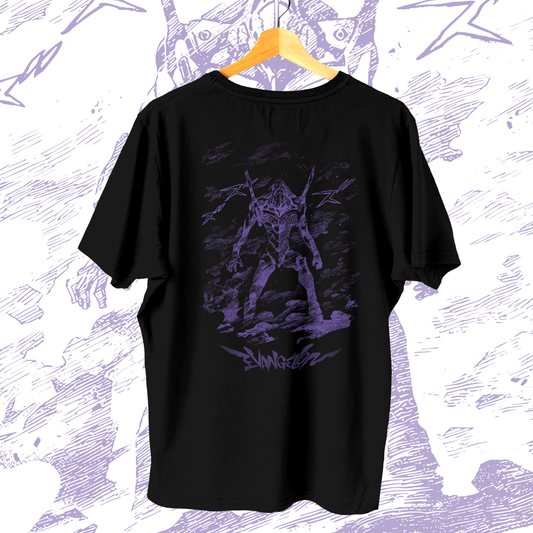 Eva01 Purple Oversized Tee