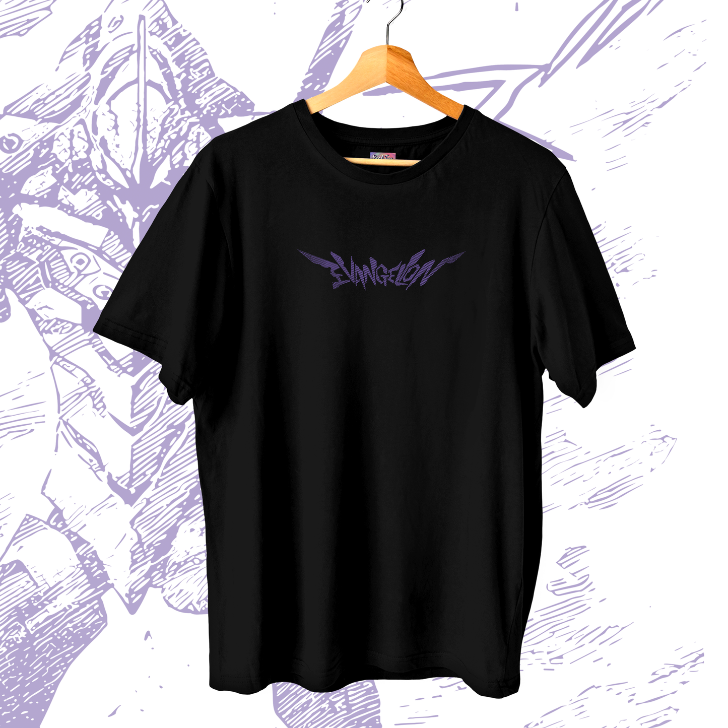 Eva01 Purple Oversized Tee