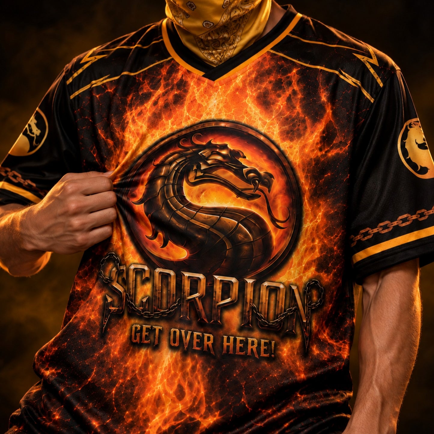 Scorpion “Get Over Here” Oversized Jersey