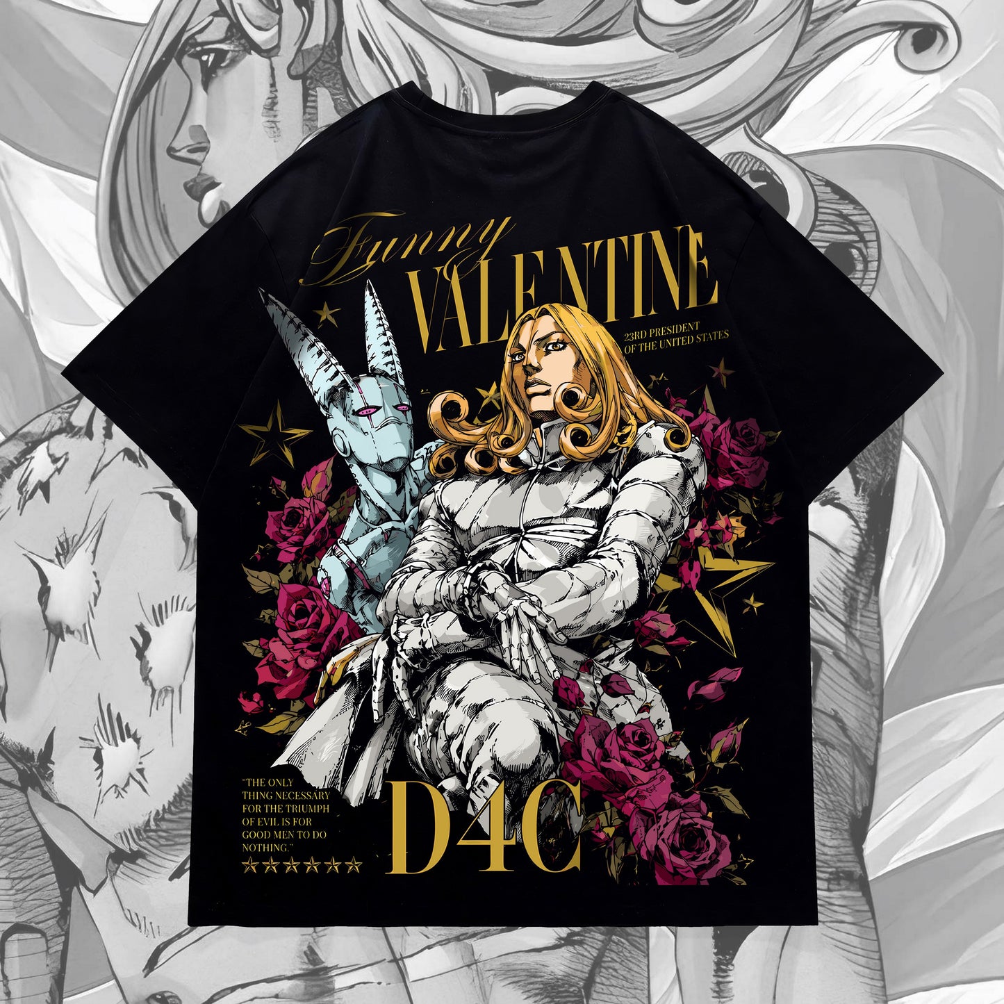 Funny Valentine Noir Oversized Tee