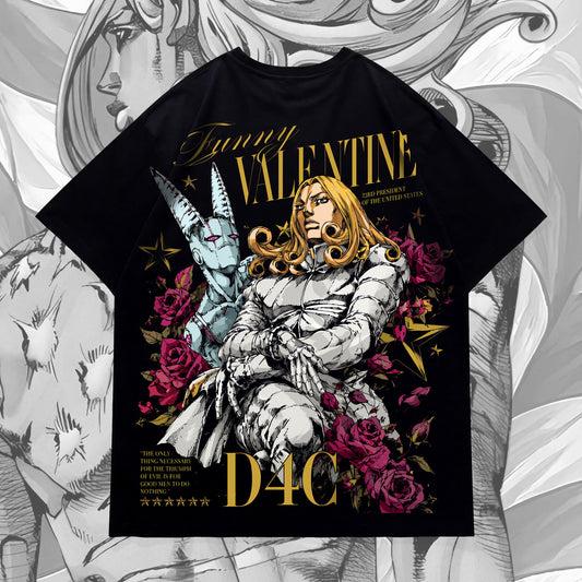 Funny Valentine Noir Oversized Tee