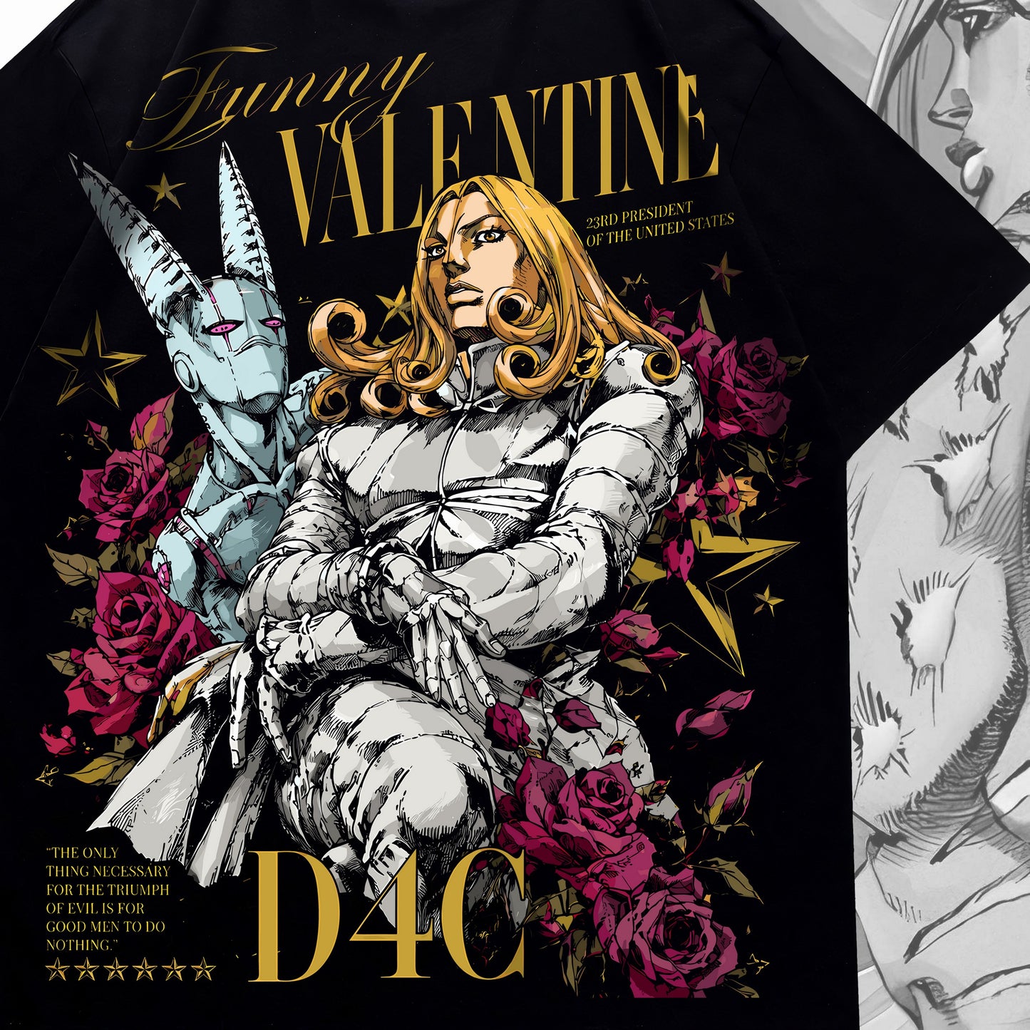 Funny Valentine Noir Oversized Tee