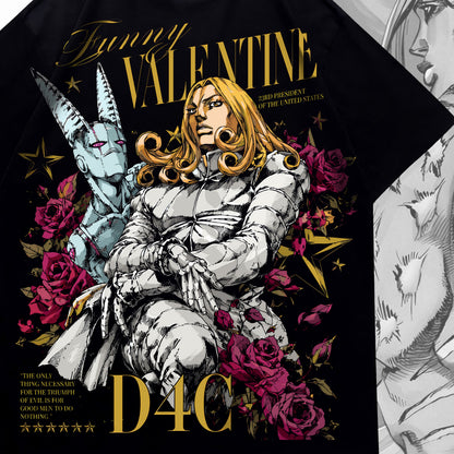 Funny Valentine Noir Oversized Tee