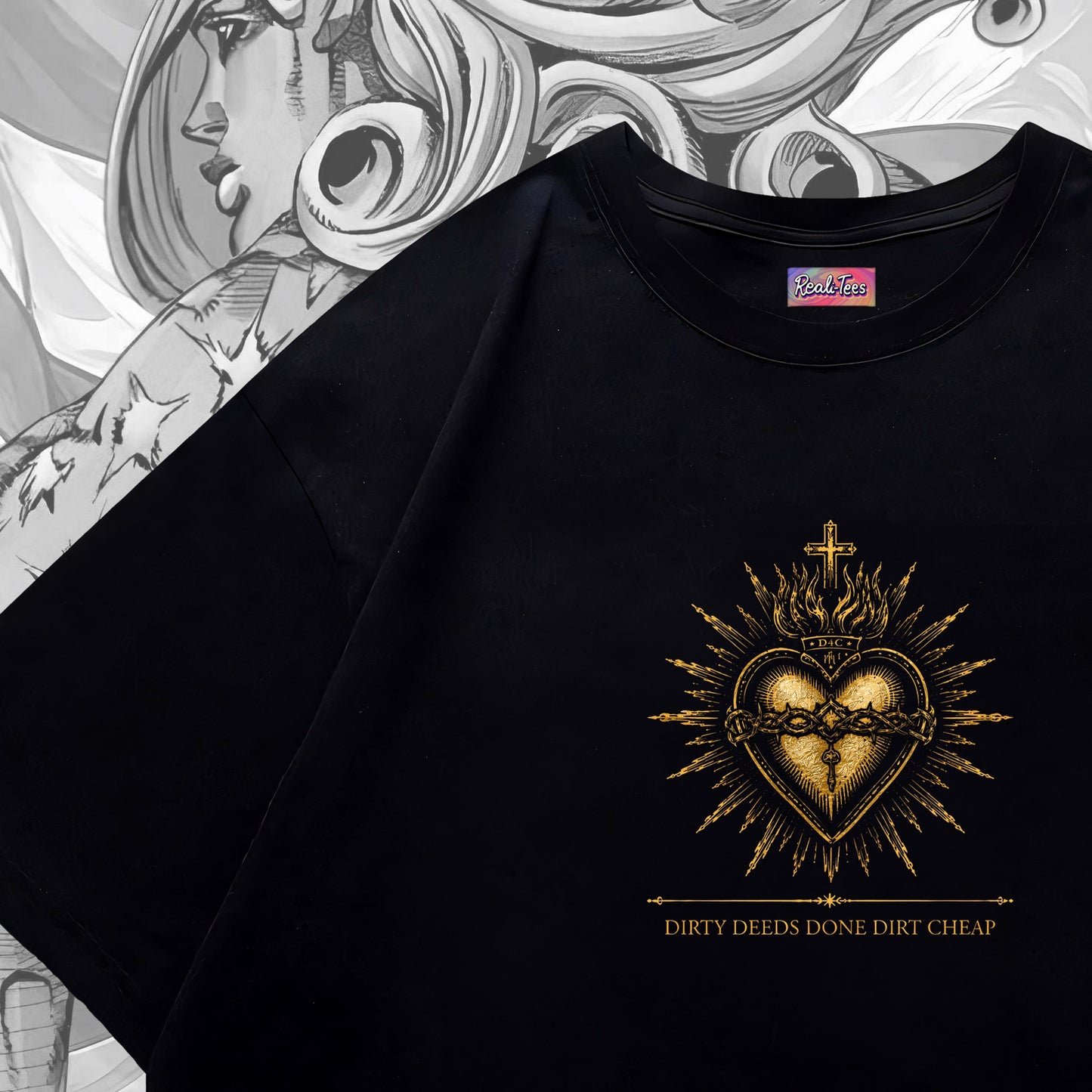 Funny Valentine Noir Oversized Tee
