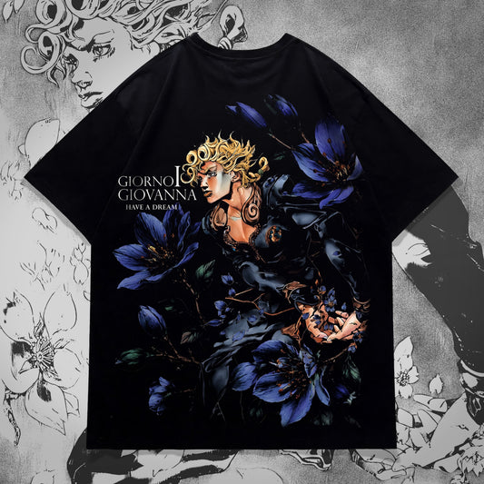 Giorno Giovanna Midnight Blue Floral Tee