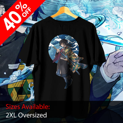 CS Demon Slayer Giyu Tomiaka Oversized Tee