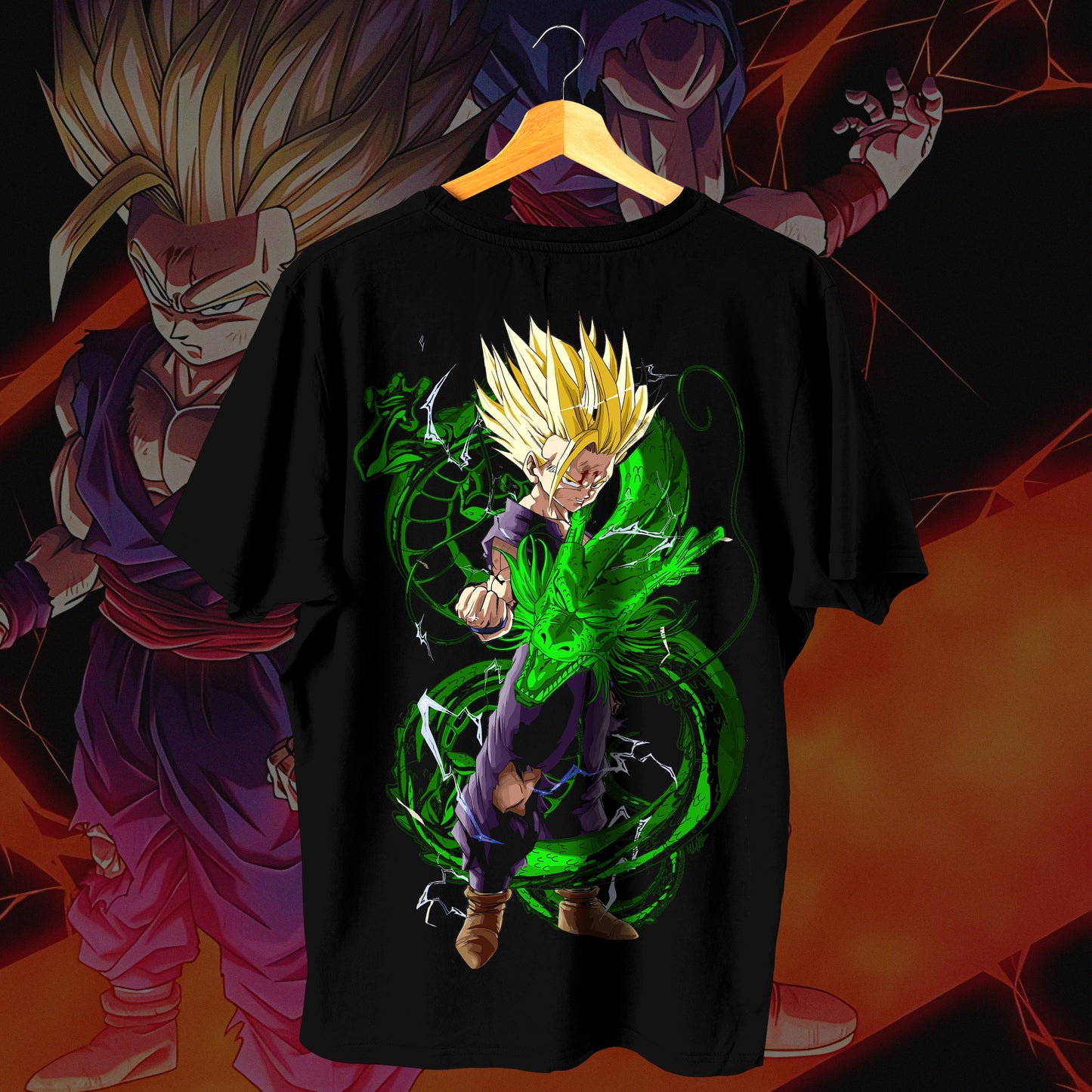 Gohan Dragon Oversized Tee