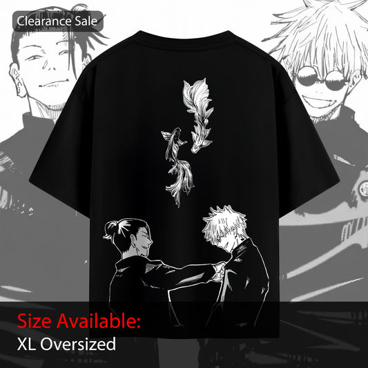 CS Gojo & Geto "Before Everything Changed" Oversized Tee