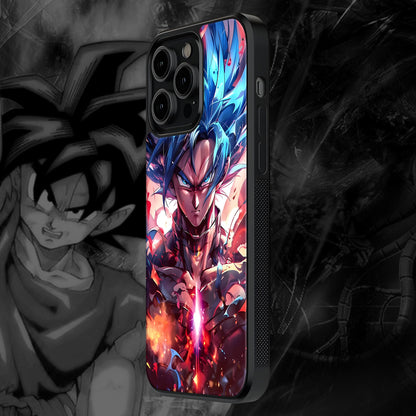 Goku Blue Mobile Glass Case