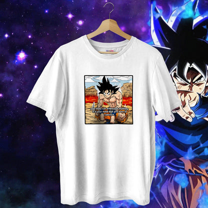 Goku Quote Oversized Tee