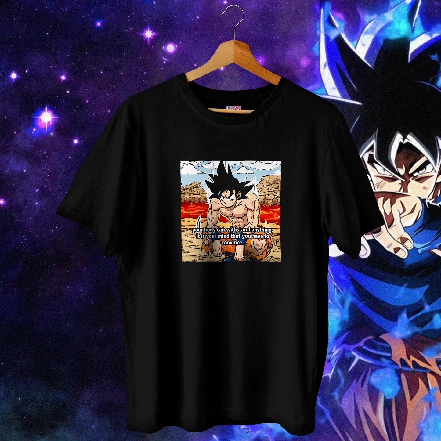 Goku Quote Oversized Tee