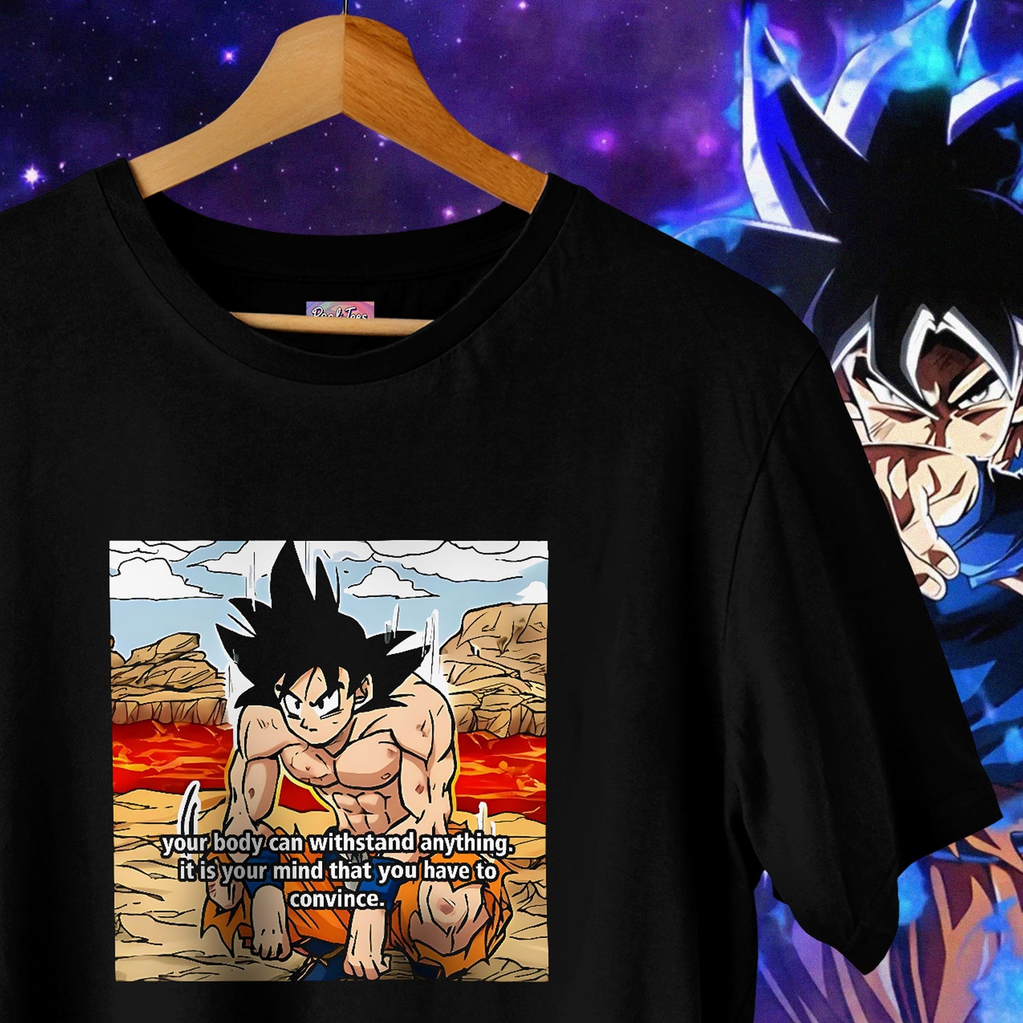 Goku Quote Oversized Tee