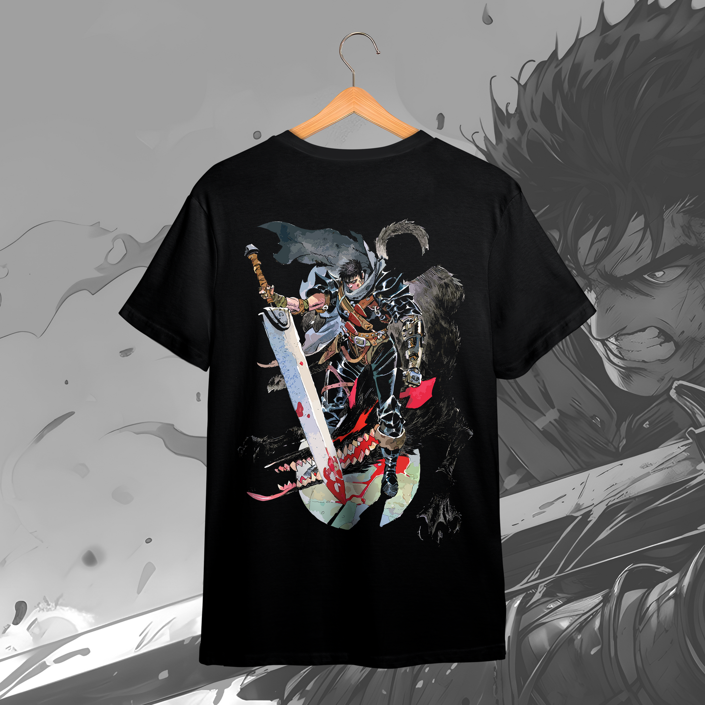 Berserk Black Armour Tee