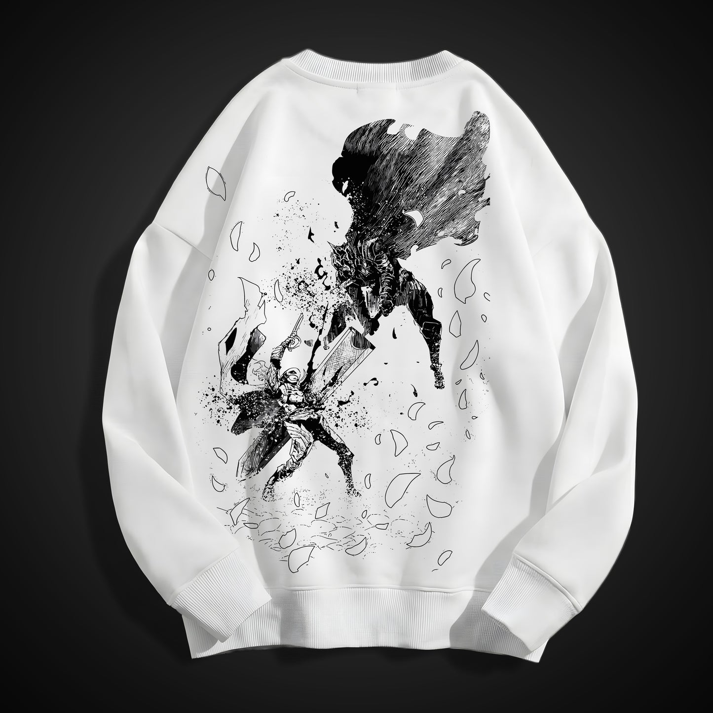 Guts vs Griffith "Eclipse of Fate" Oversized Sweatshirt
