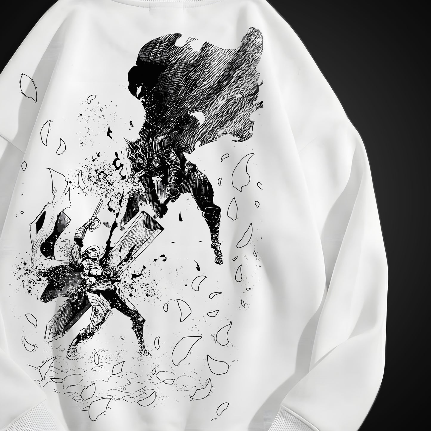 Guts vs Griffith "Eclipse of Fate" Oversized Sweatshirt