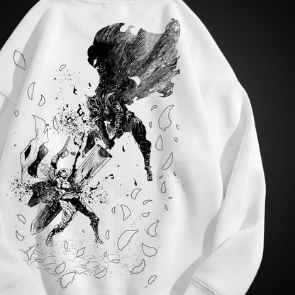 Guts vs Griffith "Eclipse of Fate" Oversized Sweatshirt