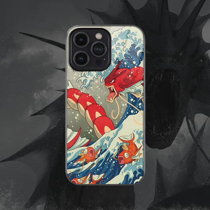 Gyarados Mobile Glass Case