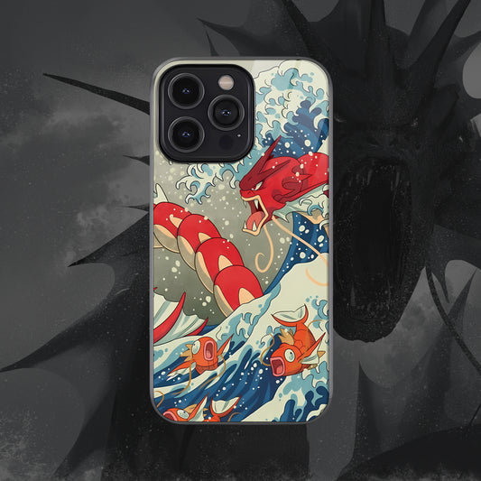 Gyarados Mobile Glass Case