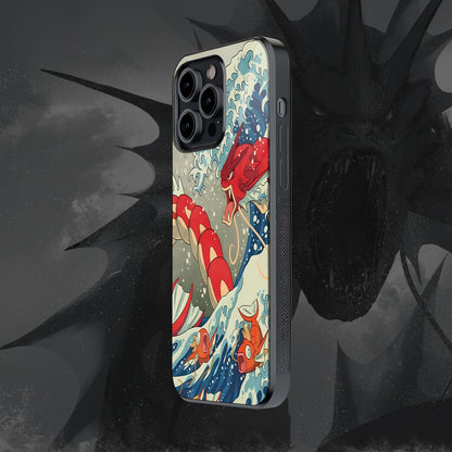 Gyarados Mobile Glass Case