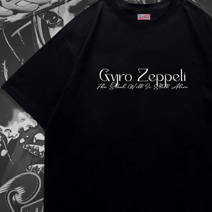 Gyro Zeppeli Steel Ball Run Floral Tee