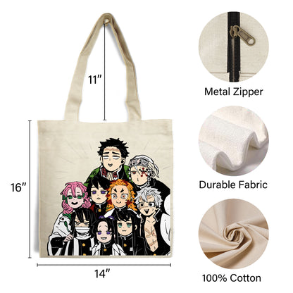 Demon Slayer Hashiras Tote Bag