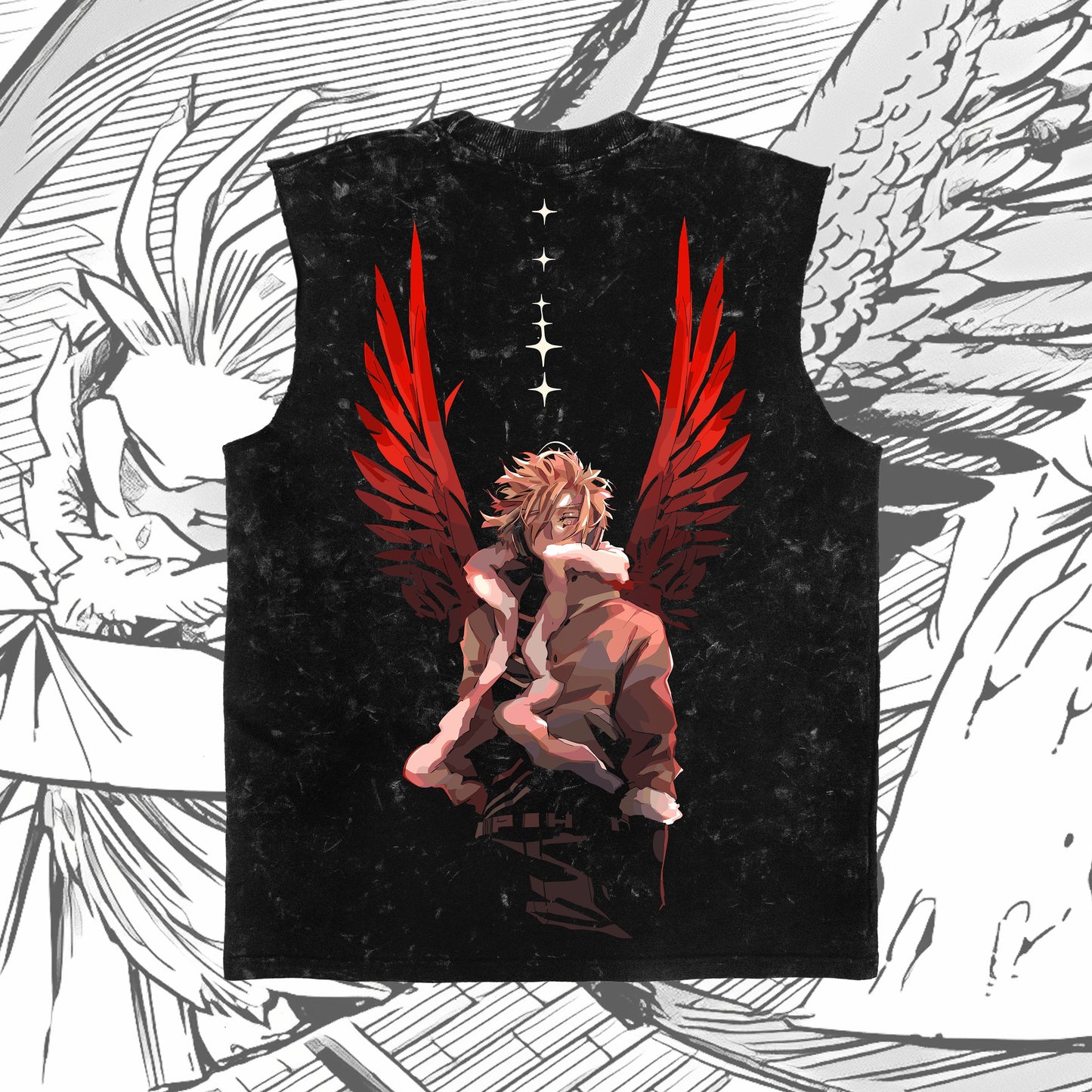 Hawks – I Walk With Wings Vintage Vest