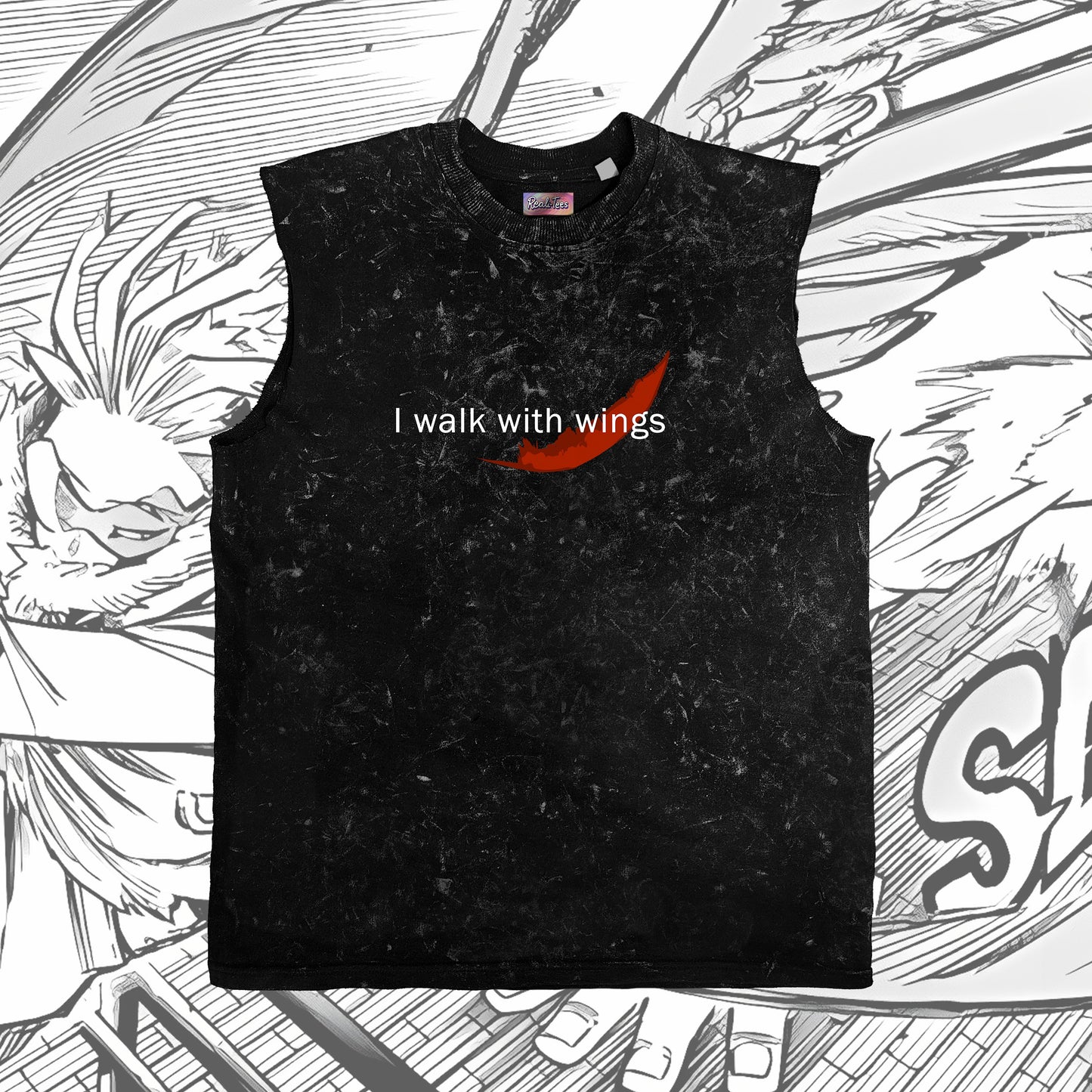 Hawks – I Walk With Wings Vintage Vest