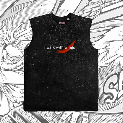 Hawks – I Walk With Wings Vintage Vest