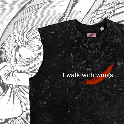 Hawks – I Walk With Wings Vintage Vest