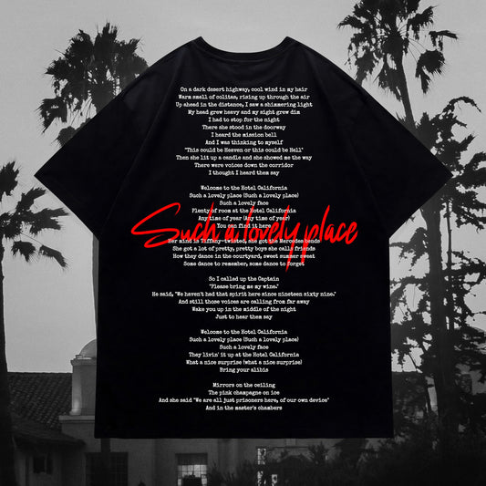 "Hotel California" Oversized Tee