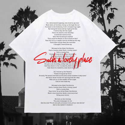 "Hotel California" Oversized Tee