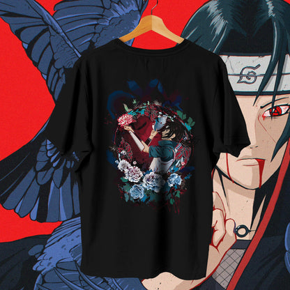 Itachi Flowers Oversized Tee