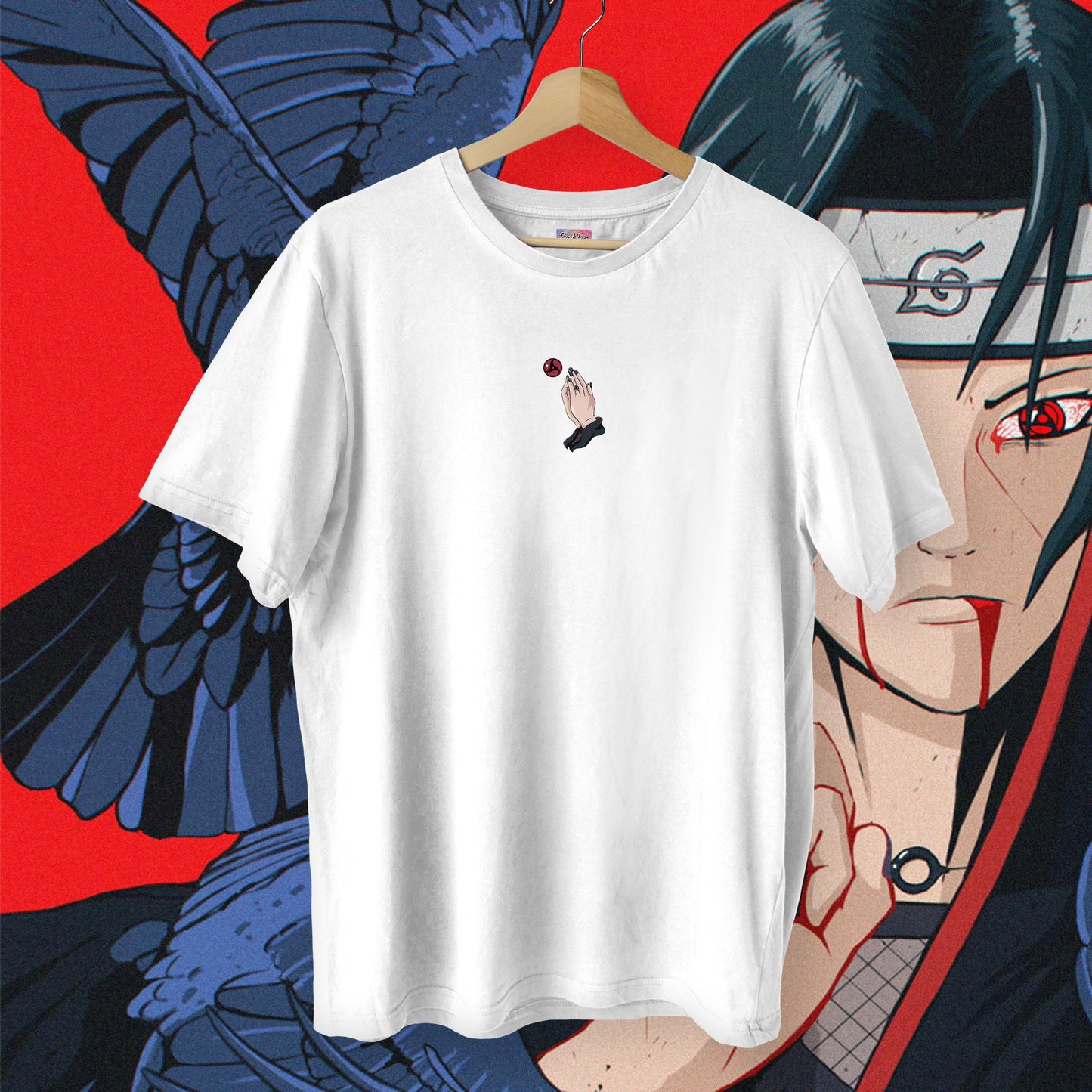 Itachi Flowers Oversized Tee