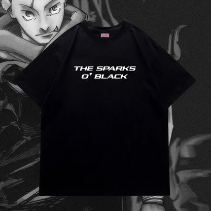 Itadori "Sparks O' Black" Oversized Tee