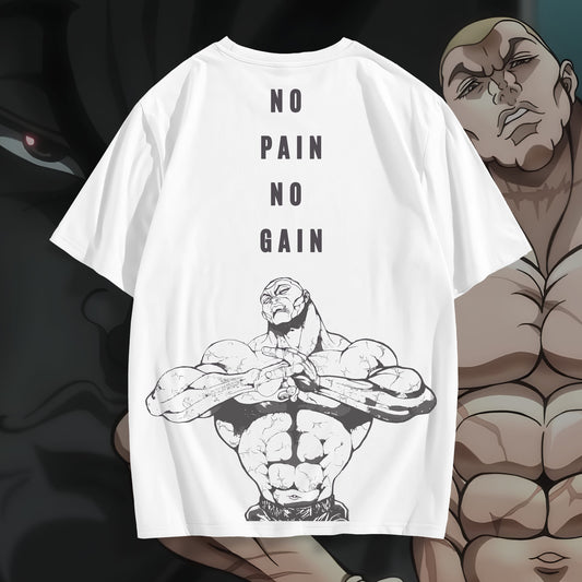 Jack Hanma “No Pain No Gain” Oversized Tee