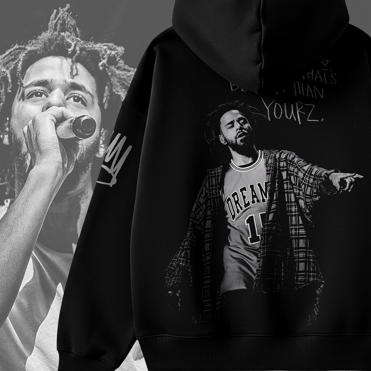J. Cole "Love Yourz" Oversized Hoodie