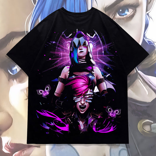 Jinx and Vi Oversized Tee