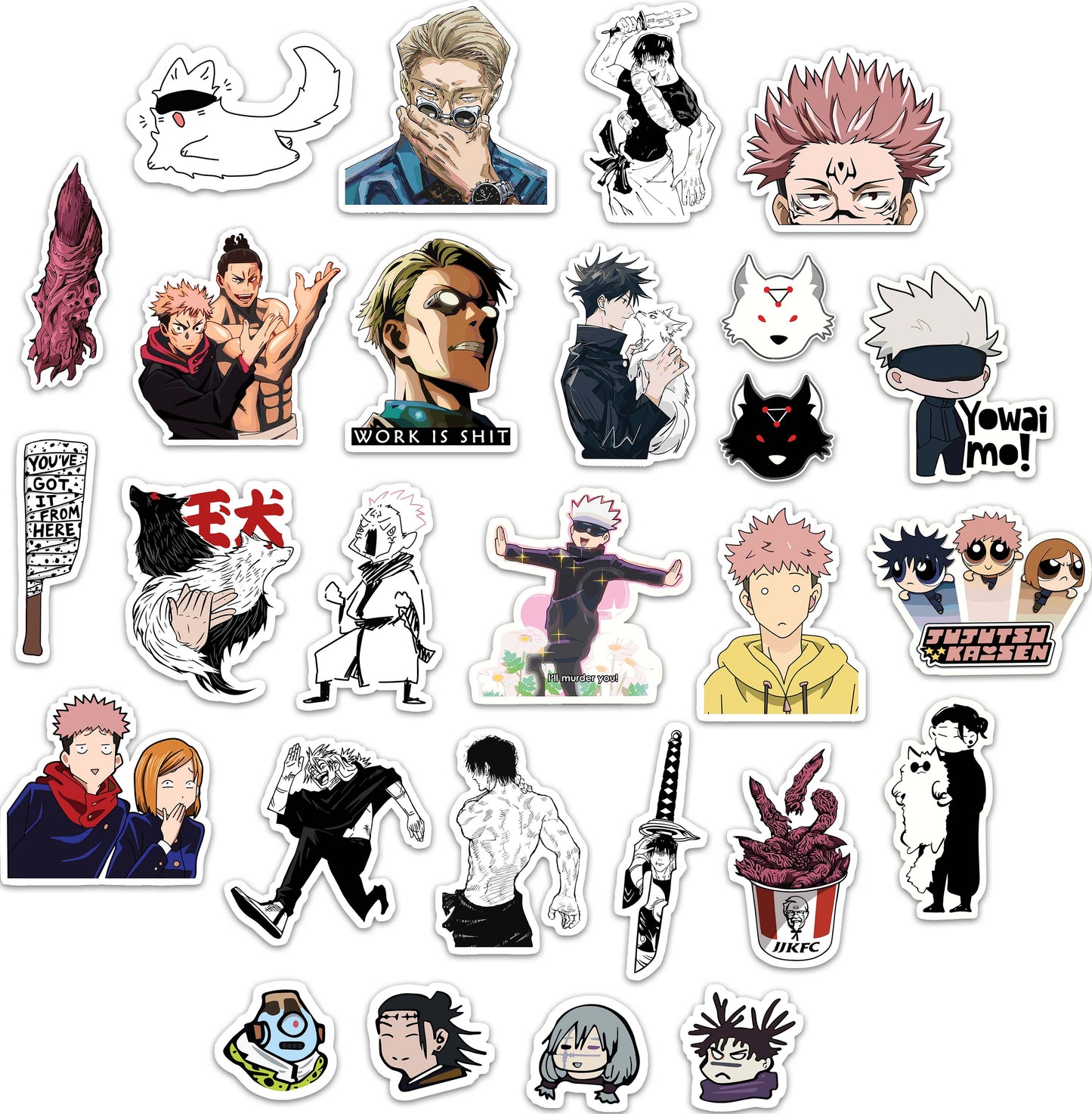Jujutsu Kaisen Stickers