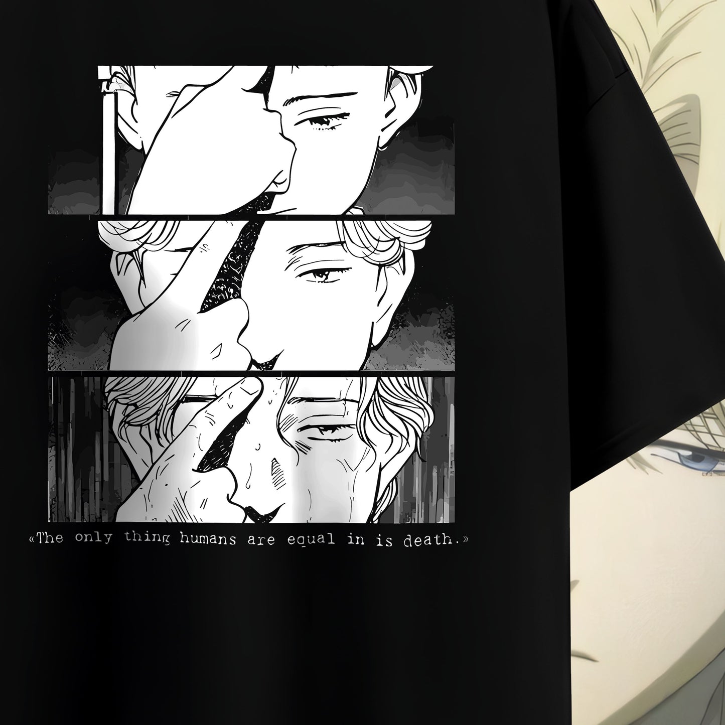 Johan Liebert “Equal in Death” Oversized Tee