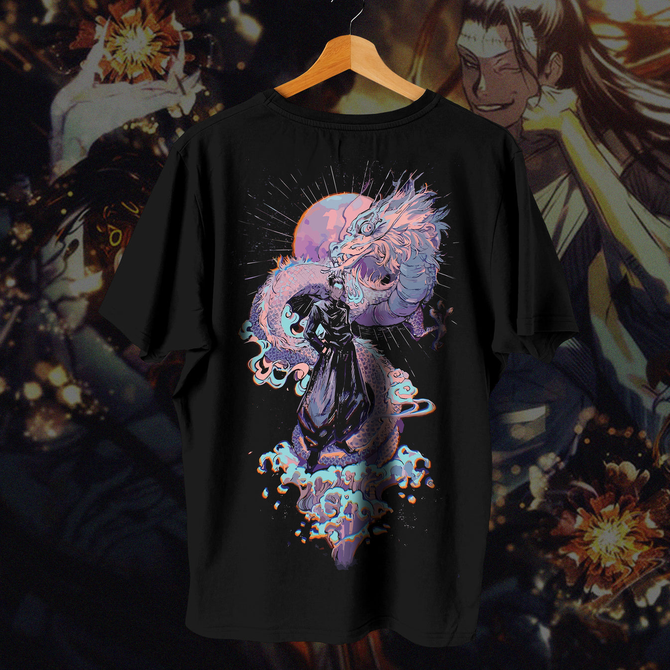 JJK Geto Kenjaku Dragon Tee – Reali-Tees