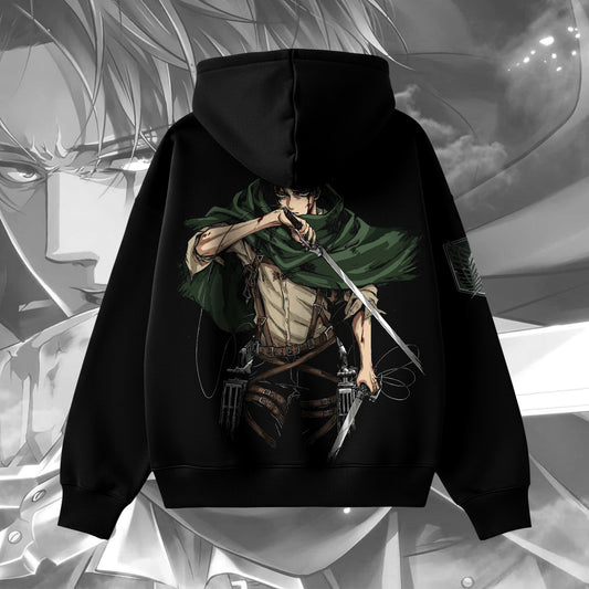 Levi Ackerman "Humanity's Strongest Soldier" Oversized Hoodie