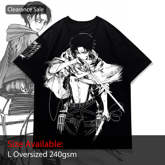 CS Levi - Humanity's Strongest Soldier Oversized Tee
