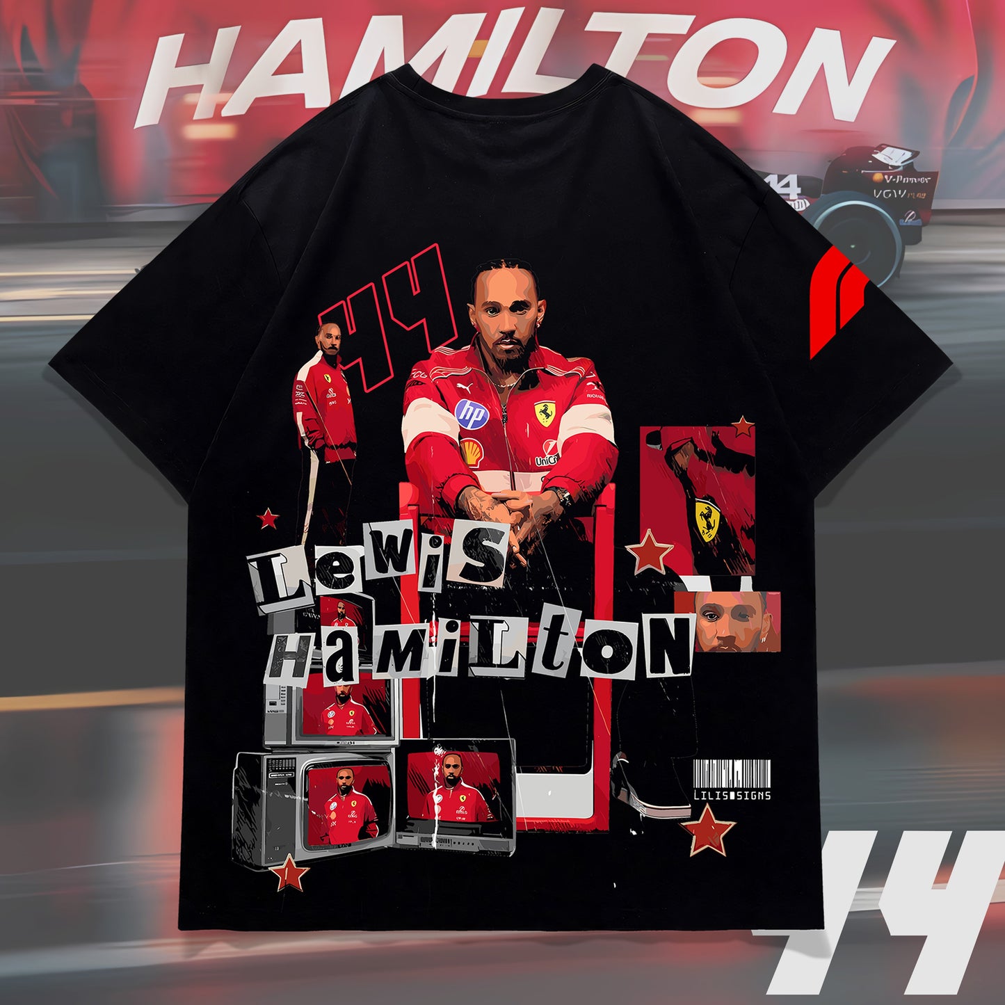 Lewis Hamilton Ferrari Tee
