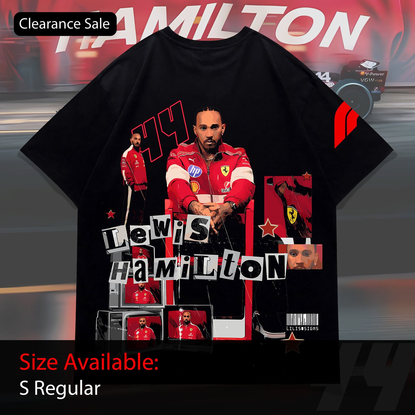 CS Lewis Hamilton Ferrari Tee