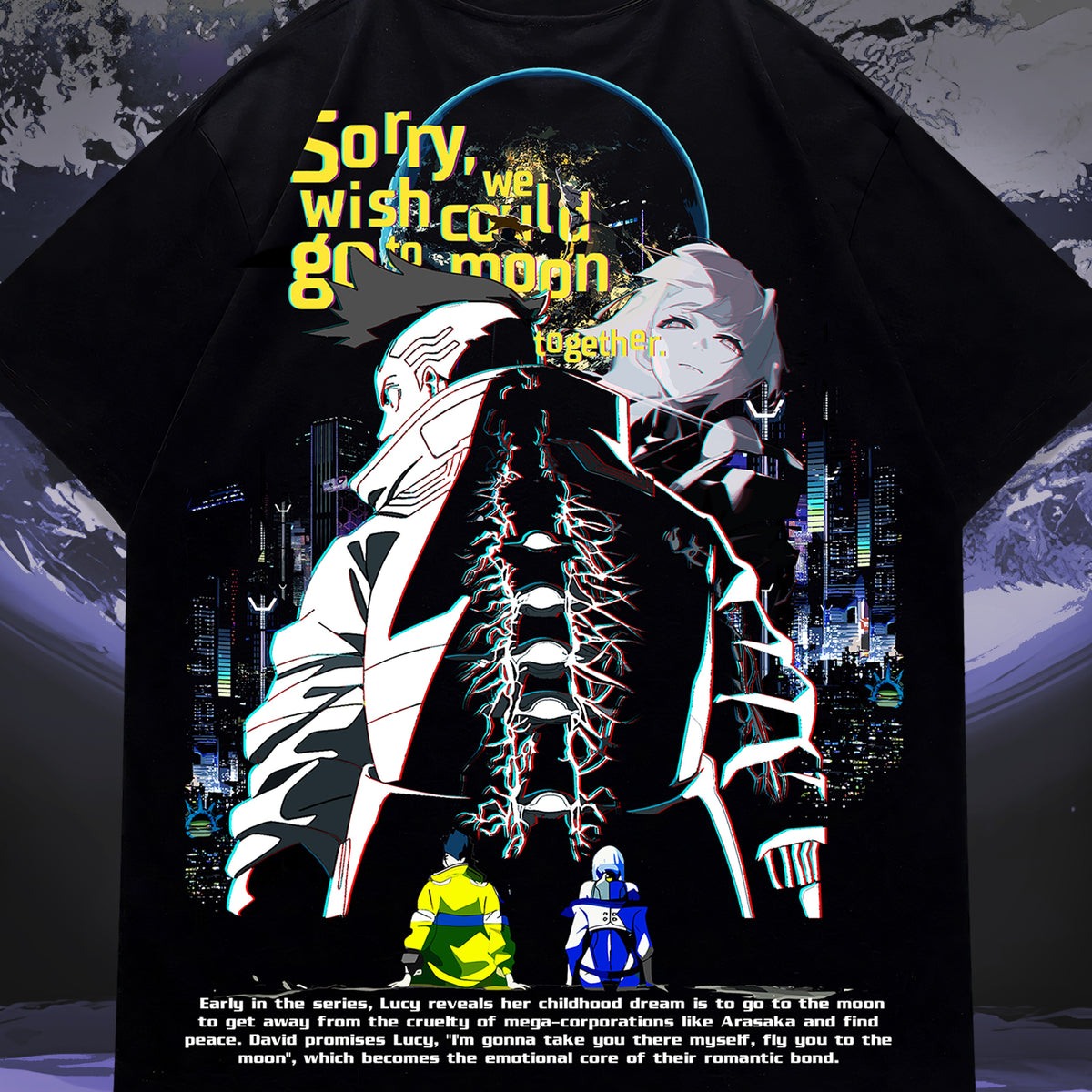 Cyberpunk Edgerunners "Moonbound Promise" Tee