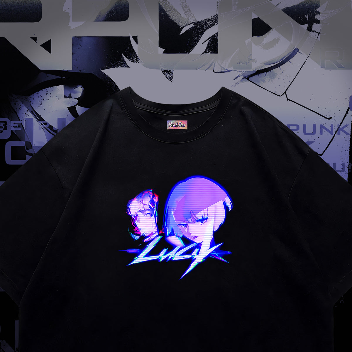 Lucy "Moonlit Glitch" Tee