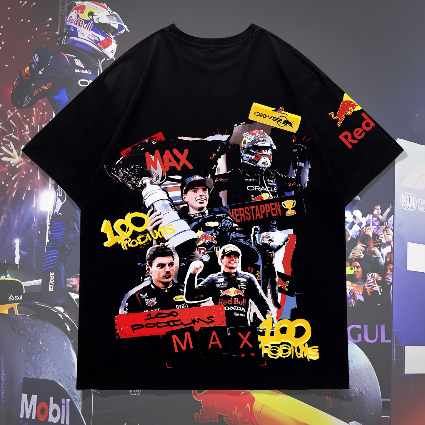 Max Verstappen Redbull Poster Tee