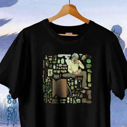 Mushishi Montage Oversized Tee