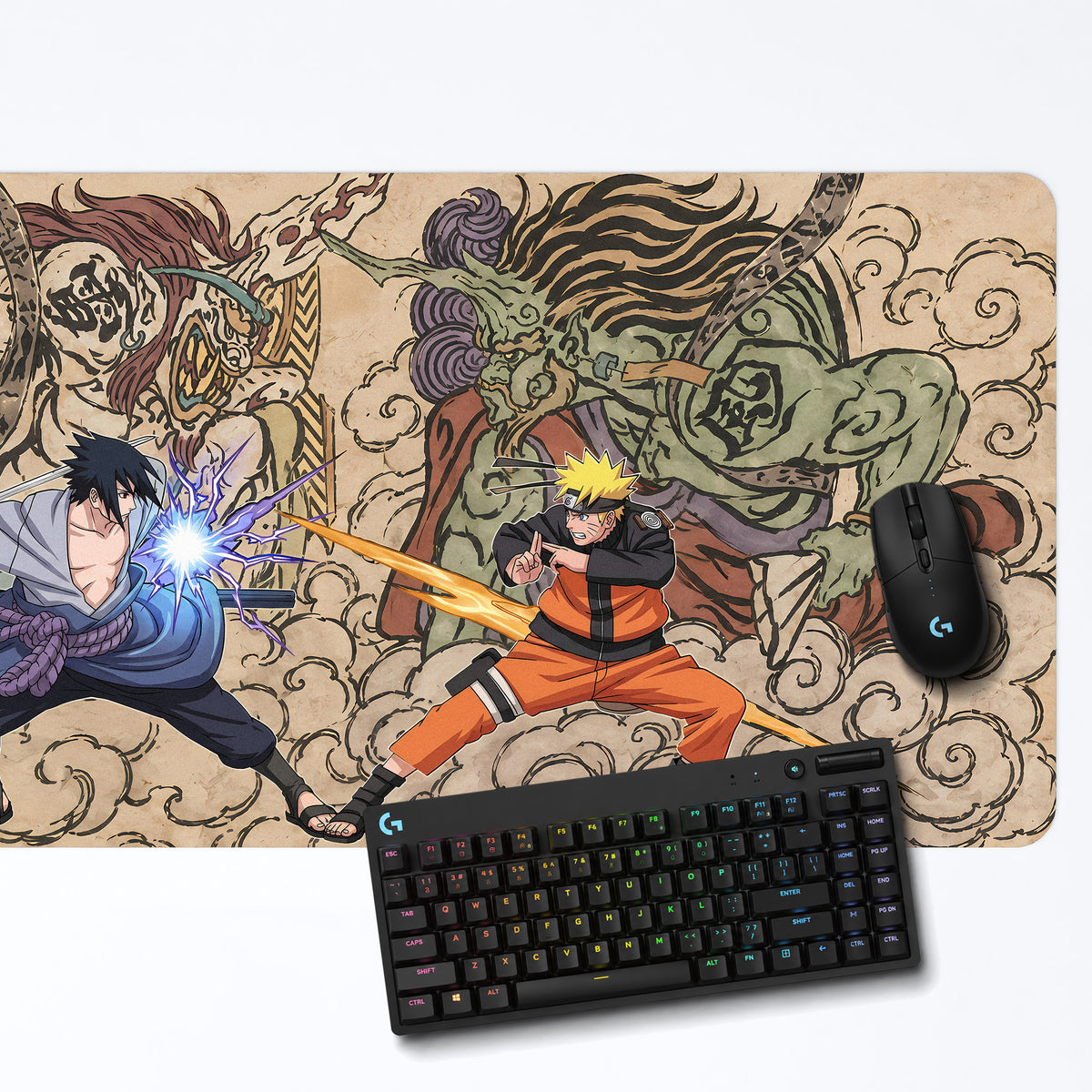 Naruto vs Sasuke Deskmat